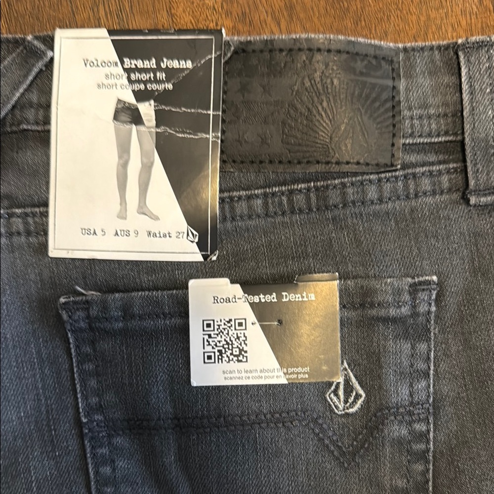 Volcom Gray Denim Shorts